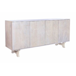 Σκευοθήκη DKD Home Decor Μαύρο Φυσικό Μέταλλο Ξύλο MDF 120 x 40 x 64 cm