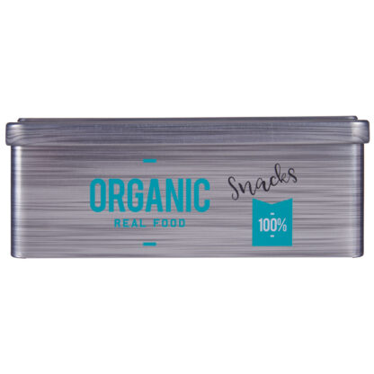 Δοχείο  Organic Snacks Γκρι Snacks  (11 x 7,1 x 18 cm) (24 Μονάδες)