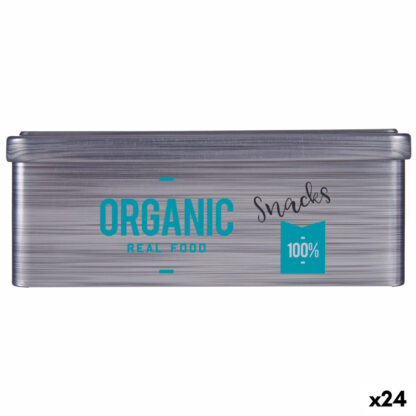 Δοχείο  Organic Snacks Γκρι Snacks  (11 x 7,1 x 18 cm) (24 Μονάδες)