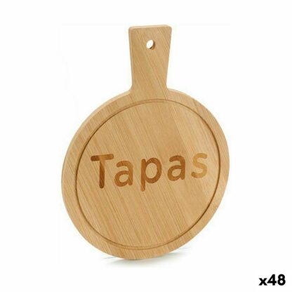 Δίσκος για σνακ Bamboo Σχιστόλιθος 14 x 1 x 19 cm Με λαβή (48 Μονάδες)