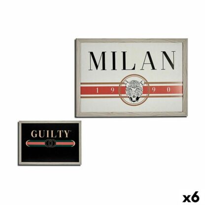 Πίνακας GUILTY MILAN τσιπ - ματ 46 x 2 x 66 cm (x6)