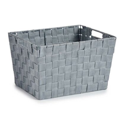 Καλάθι για τα Ρούχα Γκρι Ύφασμα 10 L 25 x 20,5 x 35 cm (12 Μονάδες)