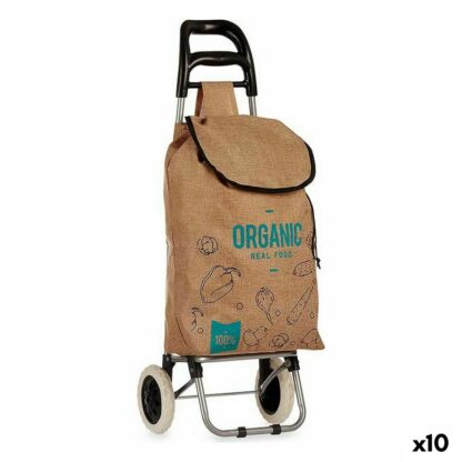 Καροτσάκι Αγορών Organic Καφέ 3,3 L 36 x 95 x 35 cm (x10)