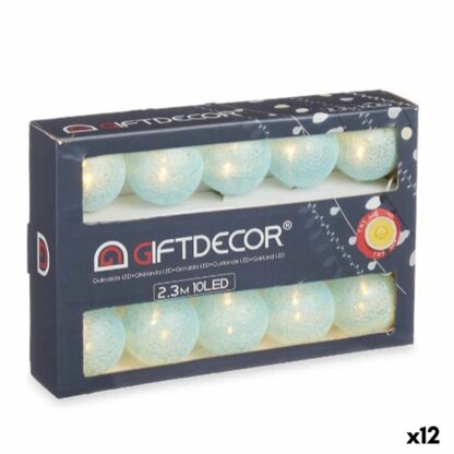 Γιρλάντα Φωτισμού LED Ball Μπλε 2,3 m (12 Μονάδες)