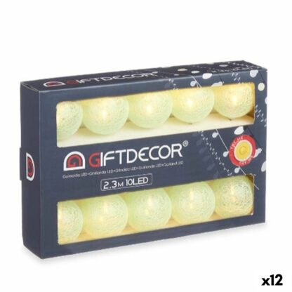 Γιρλάντα Φωτισμού LED Ball Πράσινο 2,3 m (12 Μονάδες)