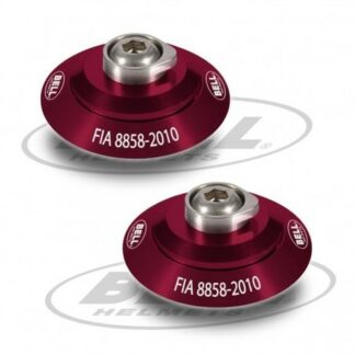 Helmet clip set Bell HANS Ροζ FIA 8858-2010