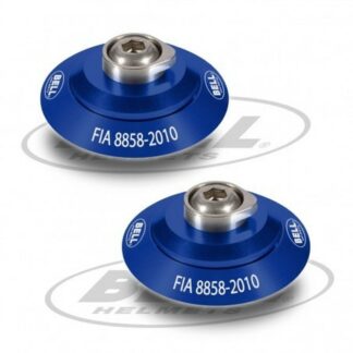 Helmet clip set Bell HANS Μαύρο FIA 8858-2010