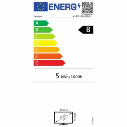 Οθόνη Lenovo ThinkVision M14 14" LED IPS LCD 60 Hz