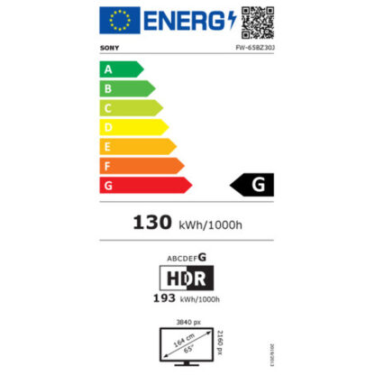 Τηλεόραση Sony FW-65BZ30J 65" 4K Ultra HD IPS D-LED HDR10