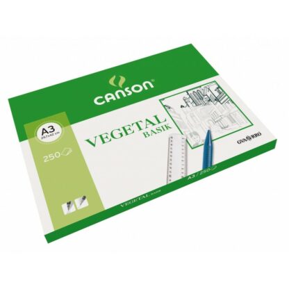 Χαρτί Μεταφραμμένο Canson Basik 250 Φύλλα 90 g/m² 29,7 x 42 cm