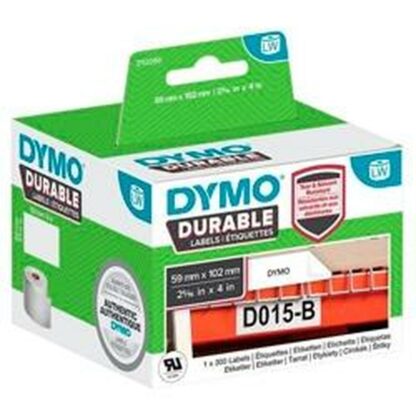 Ετικέτες για Εκτυπωτή Dymo Durable Λευκό 102 x 59 mm Μαύρο (x6)