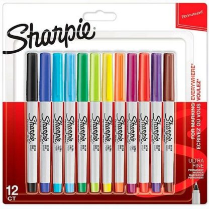 Σετ Μαρκαδόροι Sharpie Πολύχρωμο 12 Τεμάχια 0,5 mm (12 Μονάδες)