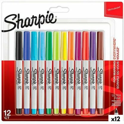 Σετ Μαρκαδόροι Sharpie Πολύχρωμο 12 Τεμάχια 0,5 mm (12 Μονάδες)