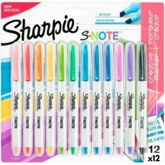 Σετ Μαρκαδόροι Sharpie Πολύχρωμο 12 Τεμάχια 0,5 mm (12 Μονάδες)