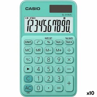 Αριθμομηχανή Casio MS-80E Μπλε (x10)