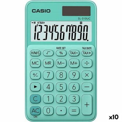 Αριθμομηχανή Casio SL-310UC Πράσινο (x10)