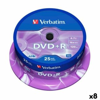 DVD-R Verbatim DVD-R Matt Silver 100 Μονάδες