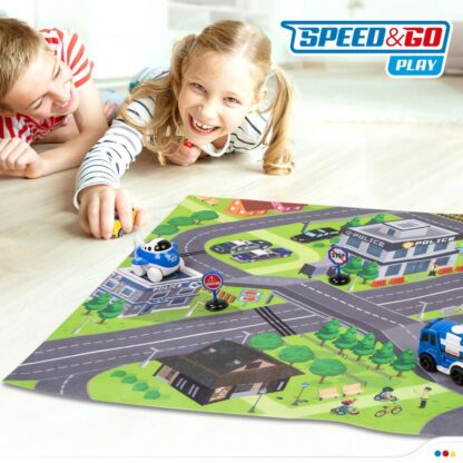 Παίξτε Mat Speed & Go Aξεσουάρ Oχημάτων Δρόμο Ύφασμα Πλαστική ύλη (x6)