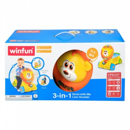 Αυτοκινητάκι Winfun Λέων Φως Ήχος 57 x 42 x 26 cm (x2)