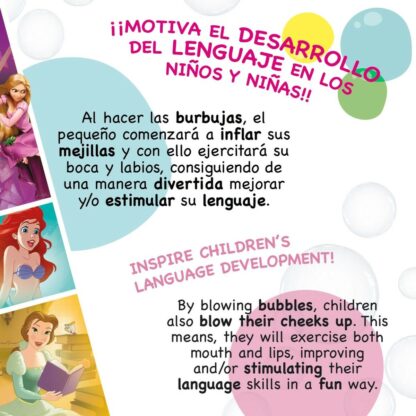 Φούσκες Disney Princess 60 ml 3,8 x 11,5 x 3,8 cm (216 Μονάδες)