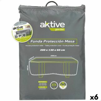 Προστατευτική Θήκη Aktive Τραπέζια Γκρι 180 x 60 x 110 cm (x6)