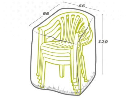 Κάλυμμα για Καρέκλα Aktive 66 x 120 x 66 cm (x6)