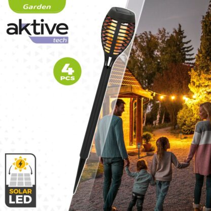 Λυχνία LED Aktive Πλαστική ύλη 7,5 x 50 x 7,5 cm (4 Μονάδες)