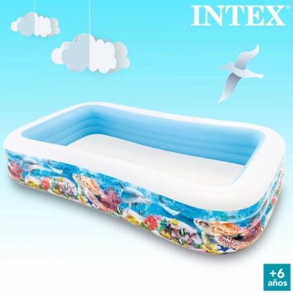 Παιδική πισίνα Intex Τροπικό 1020 L 305 x 56 x 183 cm (x2)