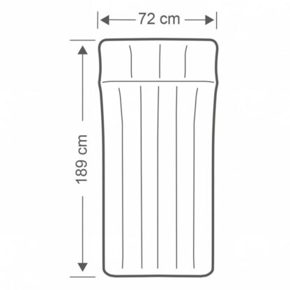 Air Bed Intex 72 x 20 x 189 cm (x6)