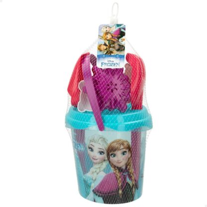 Σετ Παιχνιδιών για τη Παραλία Frozen Elsa & Anna Ø 18 cm (16 Μονάδες)