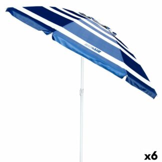 Solskjerm Aktive UV50 Ø 220 cm πολυεστέρας Μέταλλο 220 x 209 x 220 cm (x6)