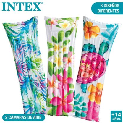 Φουσκωτό Στρώμα Intex Τροπικό 183 x 14 x 69 cm (24 Μονάδες)