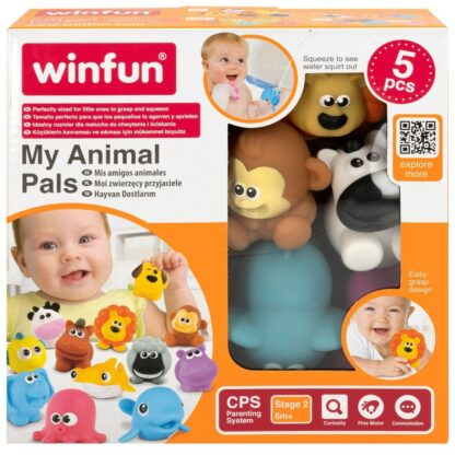 Σετ Ζώα Της Φάρμας Winfun 7 x 6,5 x 4 cm (12 Μονάδες)