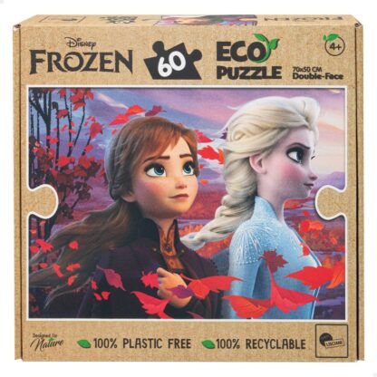 Παιδικό παζλ Frozen Διπλή όψη 60 Τεμάχια 70 x 1,5 x 50 cm (12 Μονάδες)