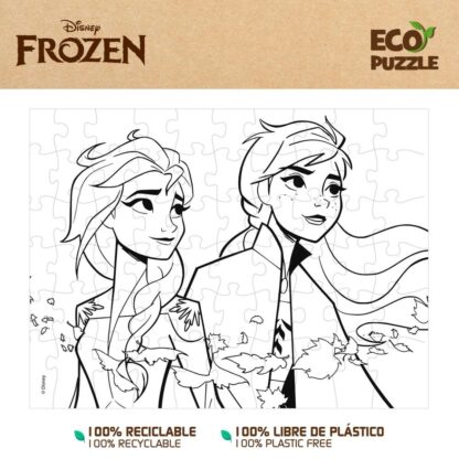 Παιδικό παζλ Frozen Διπλή όψη 60 Τεμάχια 70 x 1,5 x 50 cm (12 Μονάδες)