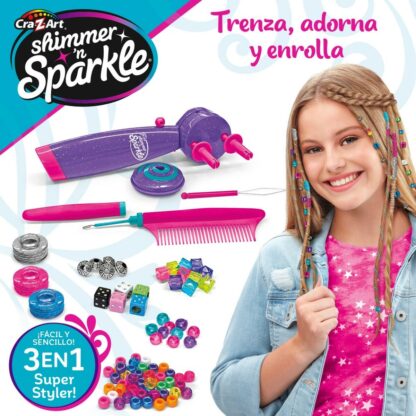 Hairstyle Game Cra-Z-Art Shimmer 'n Sparkle 10 x 20,5 x 6 cm 4 Μονάδες