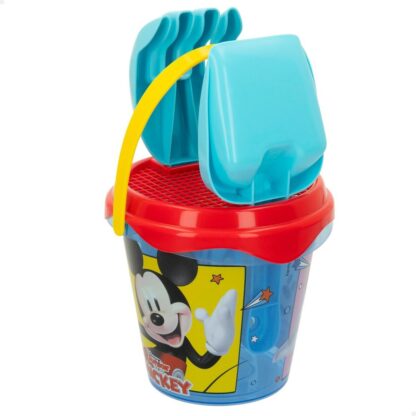 Σετ Παιχνιδιών για τη Παραλία Mickey Mouse Ø 14 cm Πλαστική ύλη (24 Μονάδες)