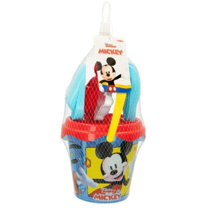 Σετ Παιχνιδιών για τη Παραλία Mickey Mouse Ø 14 cm Πλαστική ύλη (24 Μονάδες)