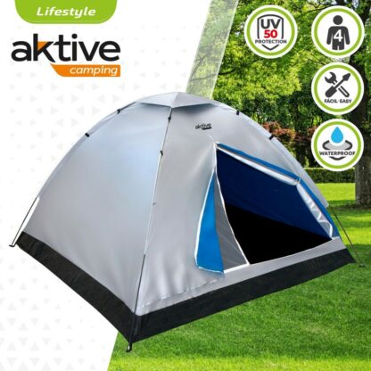 Camping Σκηνή Aktive 4 Άνθρωποι 205 x 130 x 205 cm (x2)