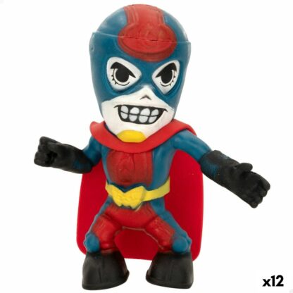 Εικόνες σε δράση Eolo Super Masked Pepper Man 14 x 15,5 x 5,5 cm Ελαστικό (12 Μονάδες)