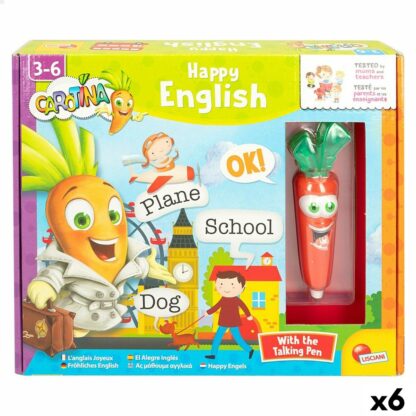 Εκπαιδευτικό παιχνίδι Lisciani Carotina Baby Happy English Ηλεκτρονικό Παζλ 4,5 x 14,5 x 3 cm (x6)