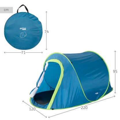 Camping Σκηνή Aktive 120 x 95 x 220 cm (x2)