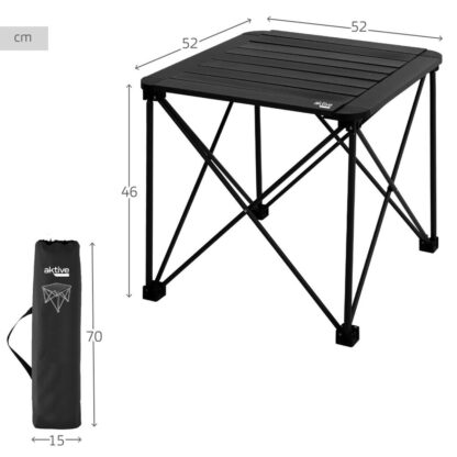 Πτυσσομενο τραπεζακι Aktive 52 x 46 x 52 cm (x2)