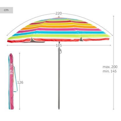 Solskjerm Aktive 220 x 200 x 220 cm (x6)