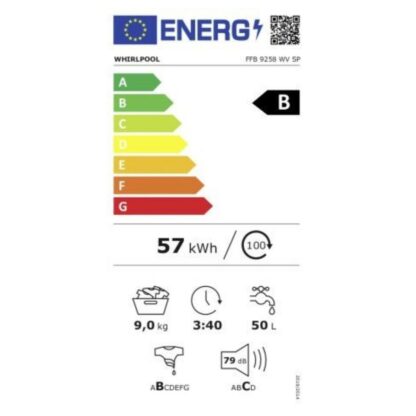 Πλυντήριο ρούχων Whirlpool Corporation FFB9258WVSP Λευκό 1200 rpm 9 kg 1100 rpm