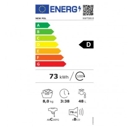 Πλυντήριο ρούχων New Pol NWT0810 1000 rpm