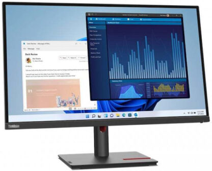 Lenovo T27h-30 LED display 68.6 cm (27") 2560 x 1440 pixels Quad HD Black - Οθόνη 63A3GAT1EU 27″ IPS