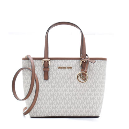 Γυναικεία Τσάντα Michael Kors 35T9GTVT0B-VANILLA Μπεζ 25 x 18 x 10 cm