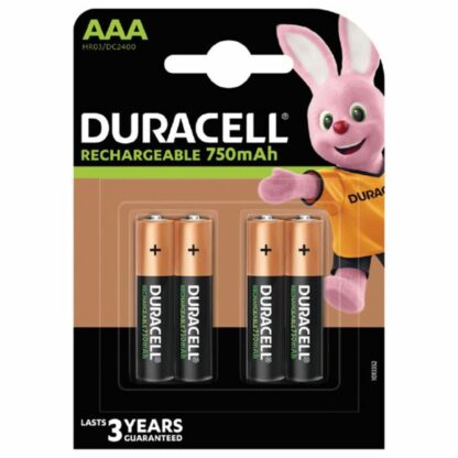 Επαναφορτιζόμενες Μπαταρίες DURACELL AAA LR3     4UD 750 mAh (x10)