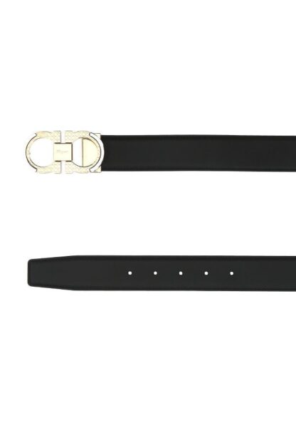 Salvatore Ferragamo - Elegant Reversible Calf Leather Belt